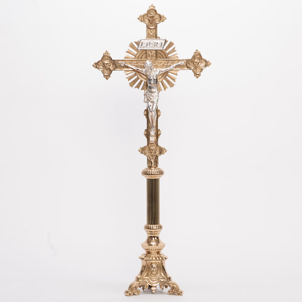 32" Traditional Holy Family Altar Crucifix