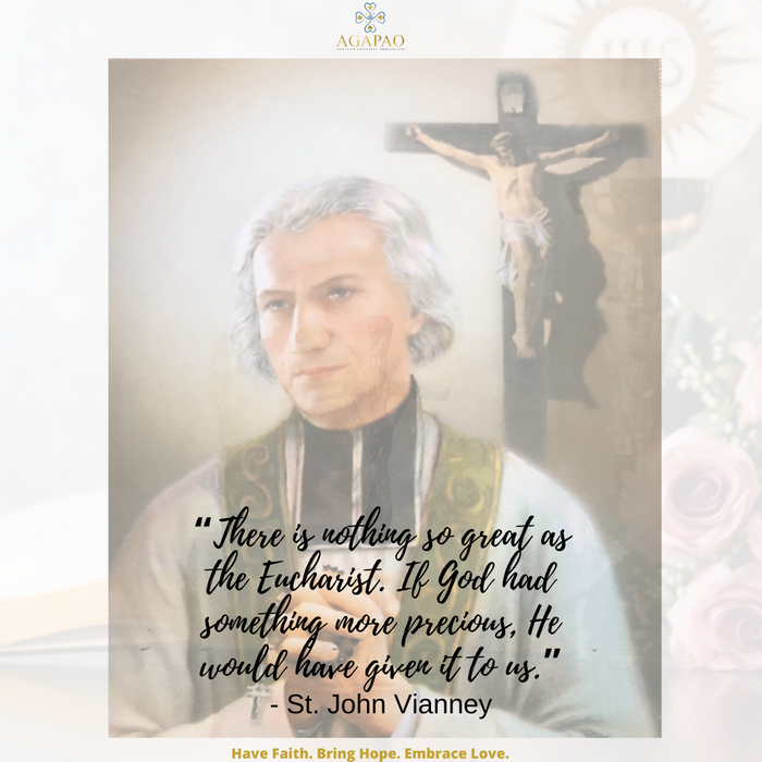 St. John Vianney Laminated Prayer Card