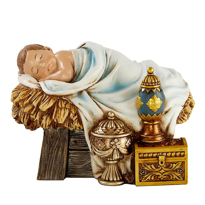 4 12H Christ Child in Manger Nativity Figurine