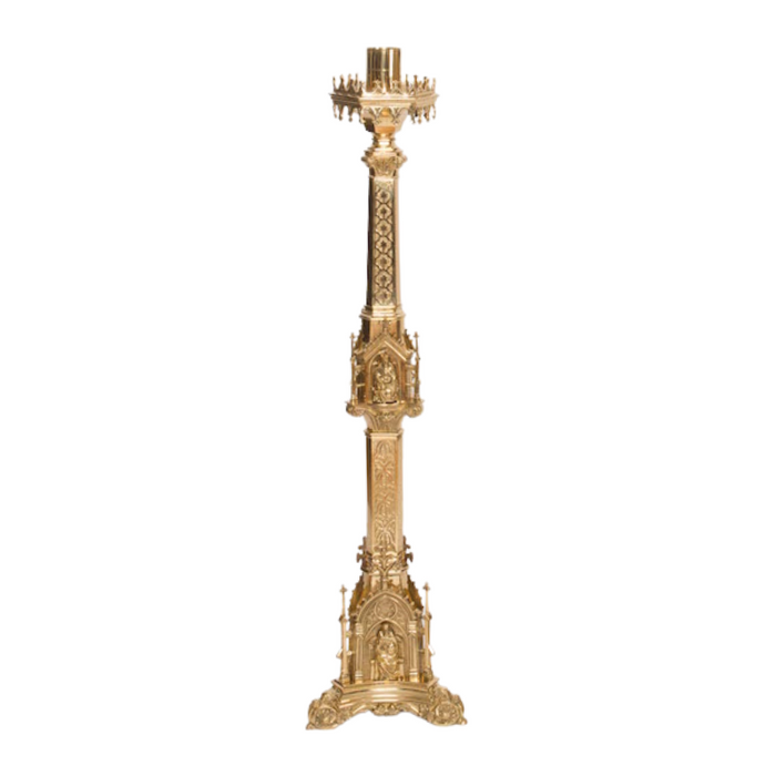 Large Gothic Altar Candlestick