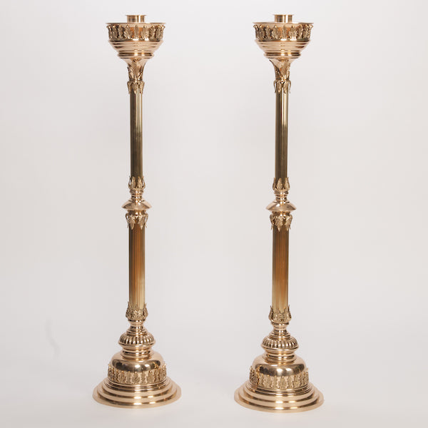 Candelabro de altar tradicional de 45"