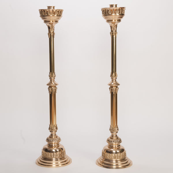 Candelabro de altar tradicional de 45"