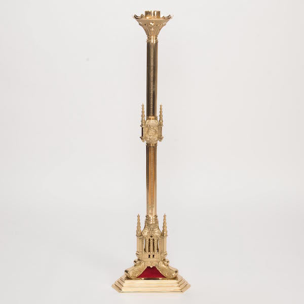 48" Traditional Gothic Style Paschal Candlestick Traditional 48" Gothic Style Paschal Candlestick.