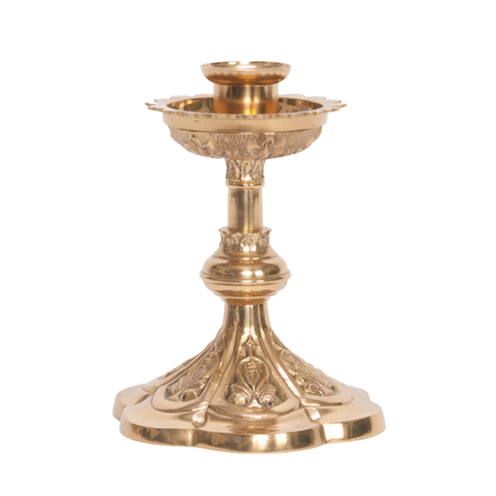 Candelabro de altar de estilo francés tradicional de 5.75"