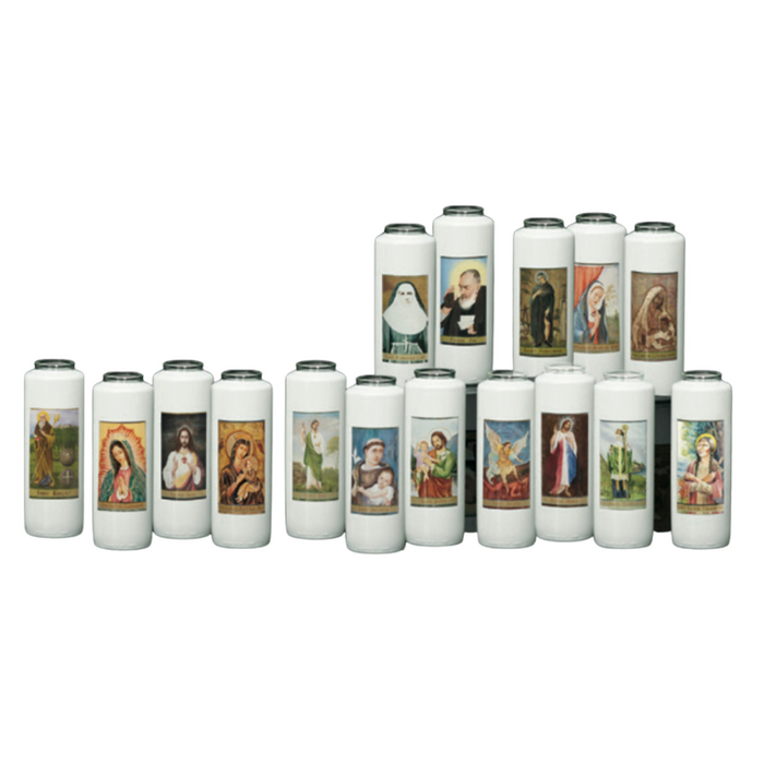 6-Day Sacred Image Candle Lights - 24 Image Variants