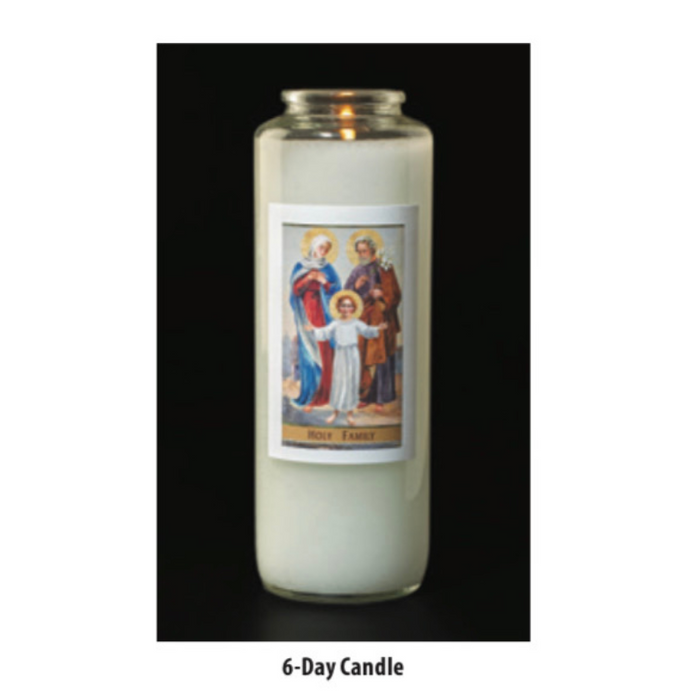 6-Day Sacred Image Candle Lights - 24 Image Variants