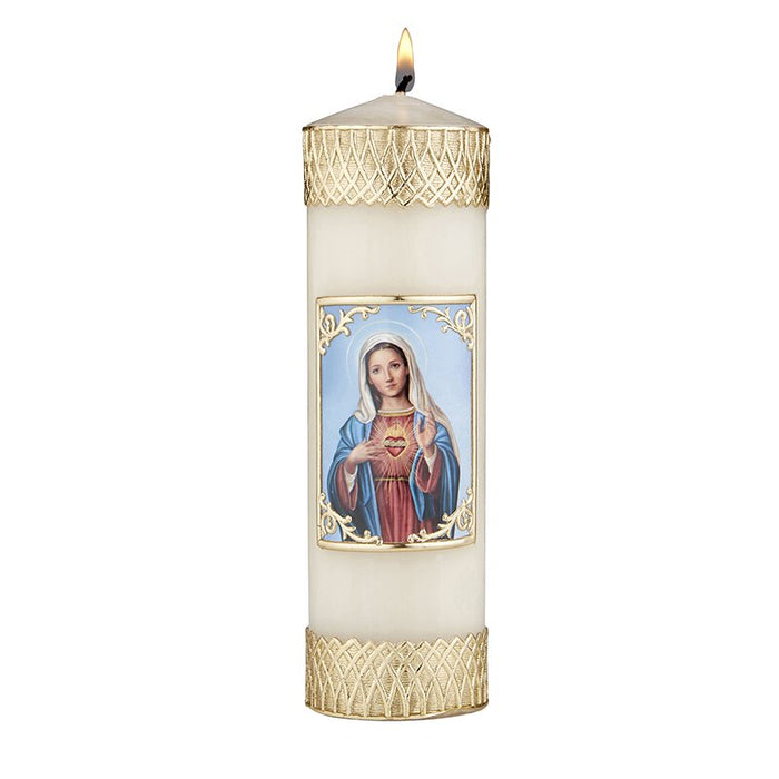 7.75" Immaculate Heart Devotional Candle