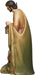 8.5"H Stained Wood Holy Family Figurine