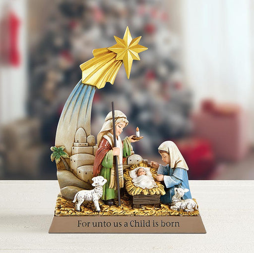 9.25"H Bethlehem Star Nativity Figure