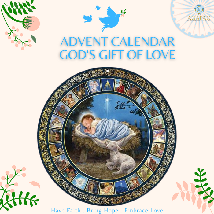 17" D Advent Calendar - God's Gift Of Love