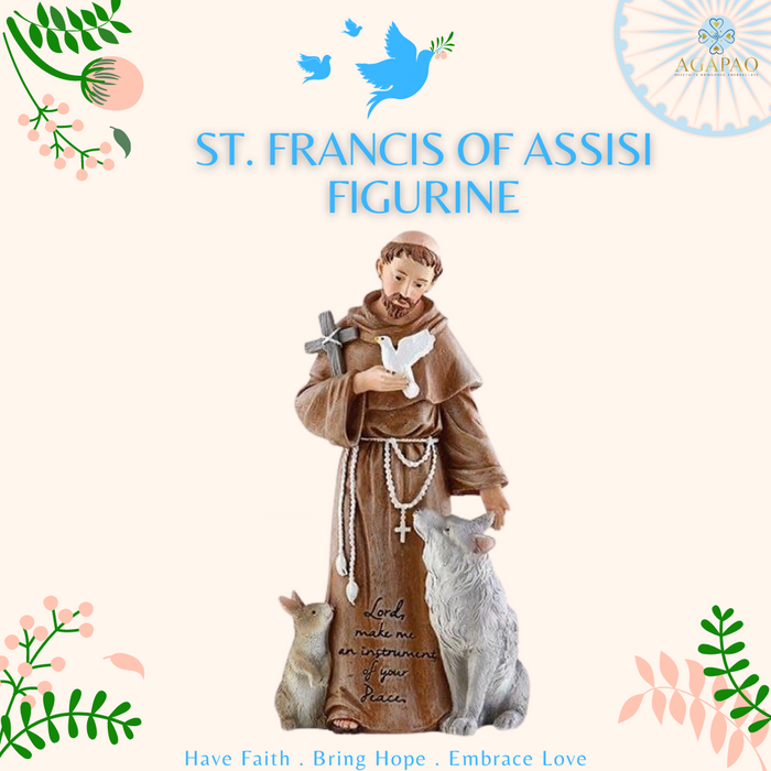 8” St. Francis of Assisi Figurine