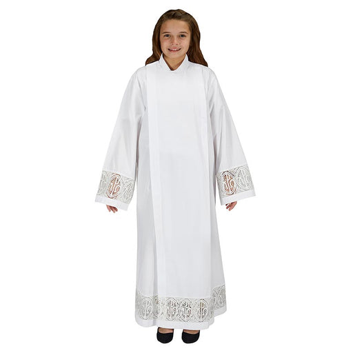 Alpha & Omega Altar Server Front Wrap Alb