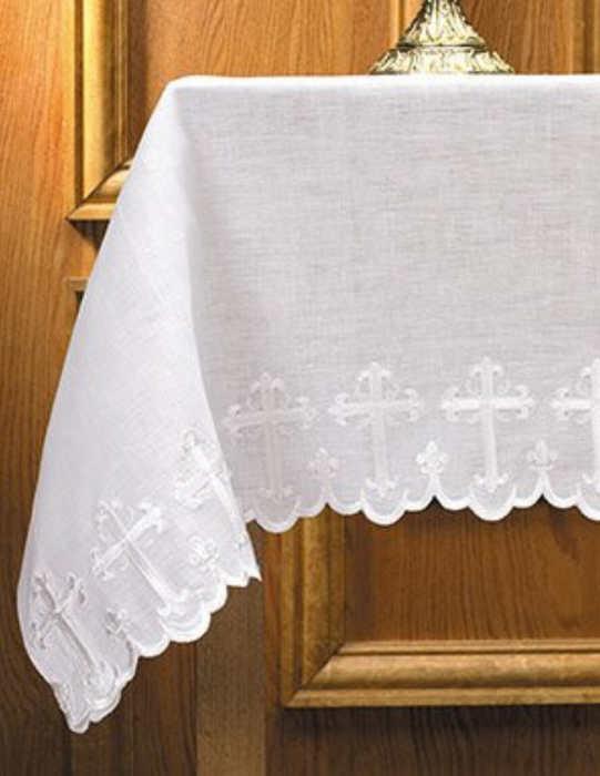 One Sided Scalloped Edged Altar Frontal - 1 Piece Per Package