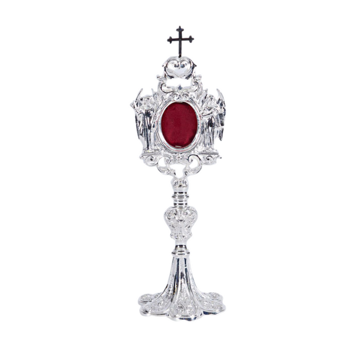 Silver Plated Angel Reliquary Angel Reliquary for Veneration.