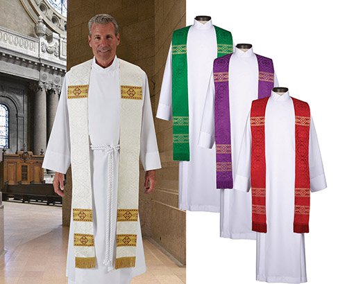 Avignon Collection Overlay Stole - Set of 4 Church Supply Church Apparels Stoles Overlay Stoles