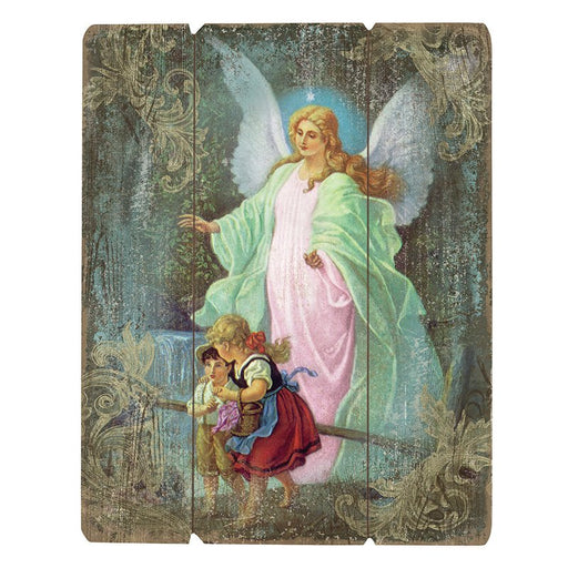 Guardian Angel in Wood Pallet Signs