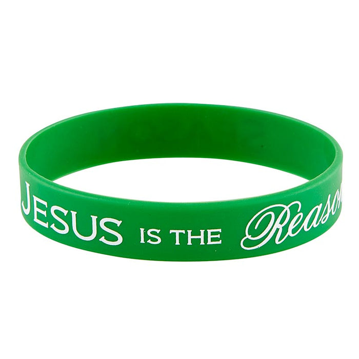 Jesus Is The Reason Silicone Bracelets Jesus Is The Reason Bracelets Jesus Is The Reason Silicone Christmas Bracelets