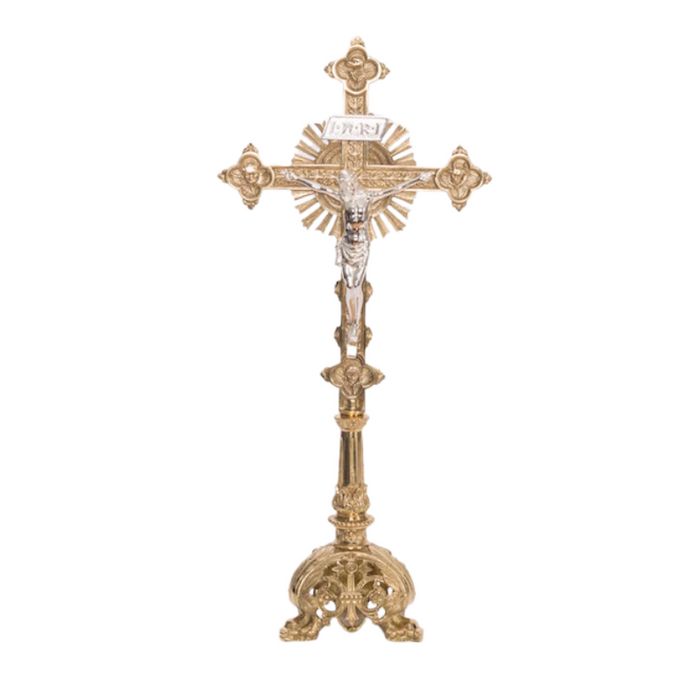 Crucifijo de altar estilo barroco de 30"