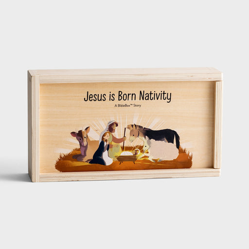 BibleBox Nativity and Advent Ornament Book Gift Set - Jesus Is Born