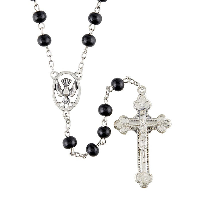 Black Confirmation Rosary