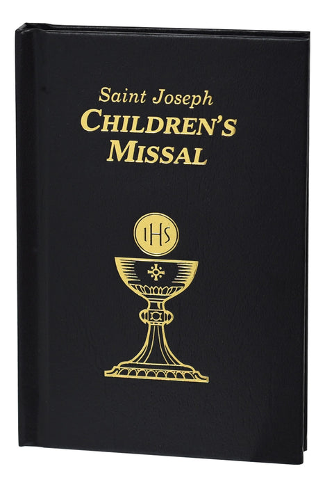 Black Saint Joseph Children's Missal - 4 Pieces Per Package