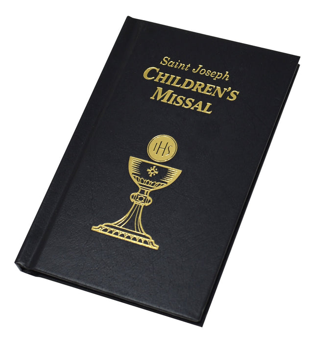 Black Saint Joseph Children's Missal - 4 Pieces Per Package