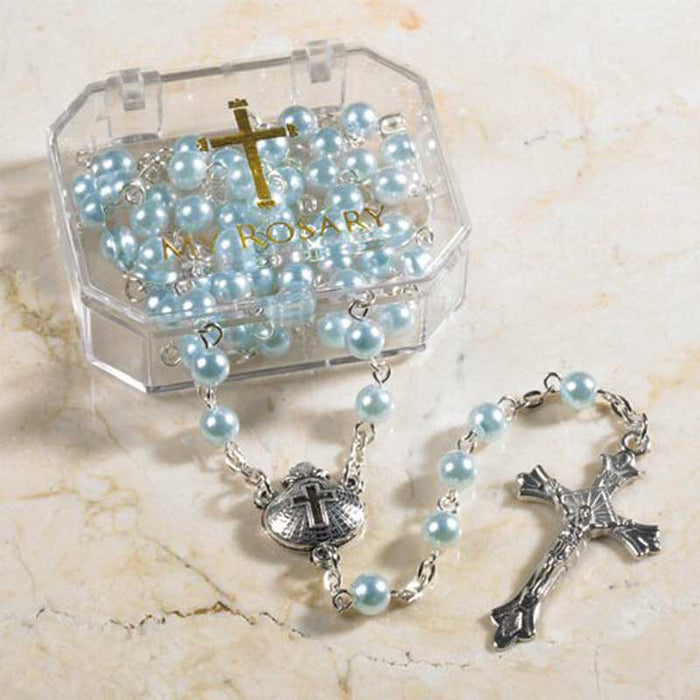 Blue Baptism Sacramental Rosary