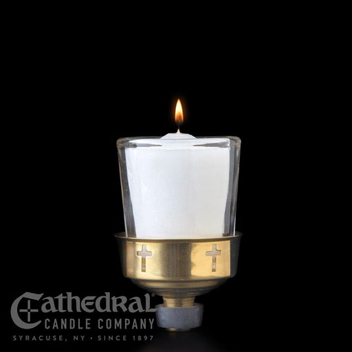 Brass Adapter for 10-15 Hour Votive Light Glass