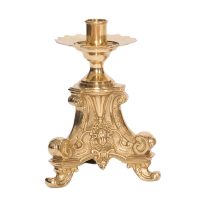 Cathedral Style Solid Brass Church Altar Candlestick