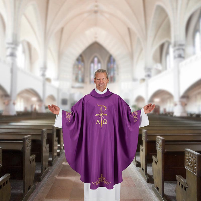 Chi Rho Chasuble - Castel Gandolfo Collection