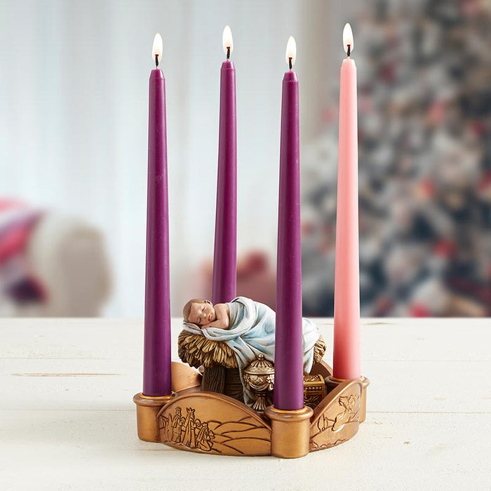 Christ Child Nativity Candleholder