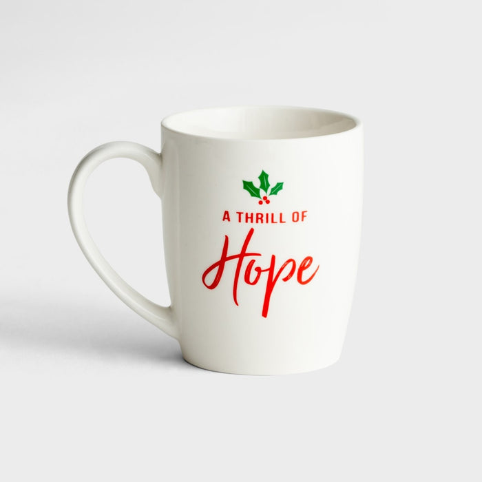 Christmas Mug with Ornament - A Thrill of Hope