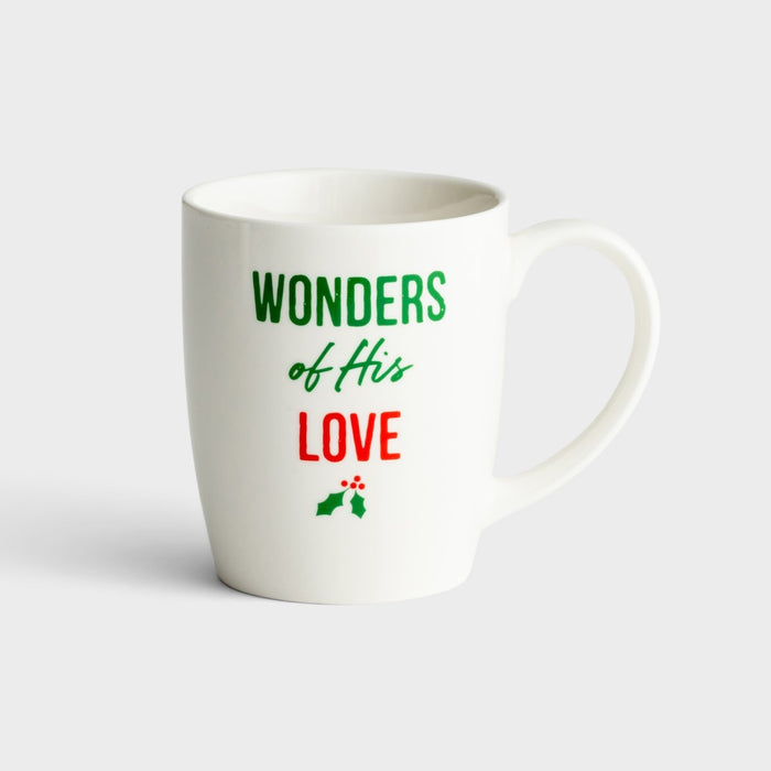 Christmas Mug with Ornament - Wonders of His Love