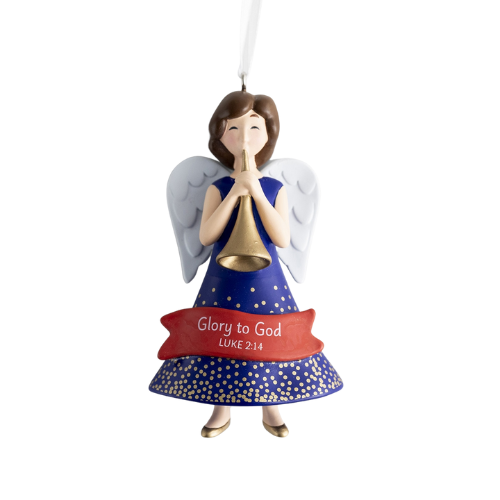 Christmas Ornament - Glory to God Angel