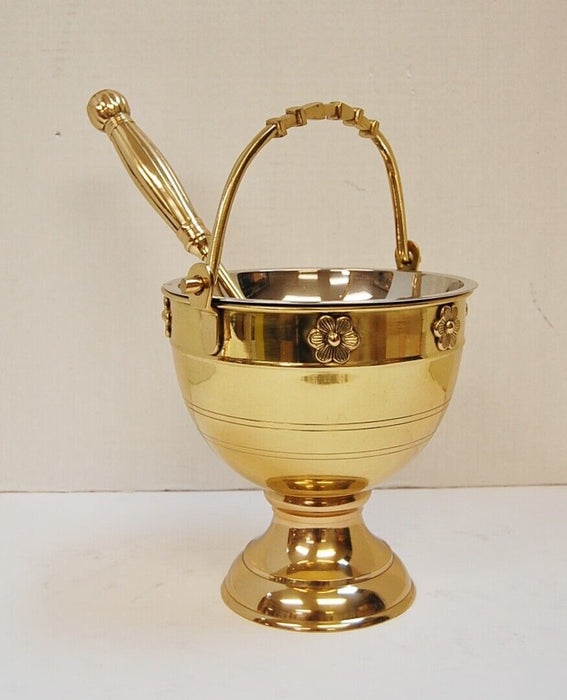 Classic European Style Holy Water Bucket and Sprinkler