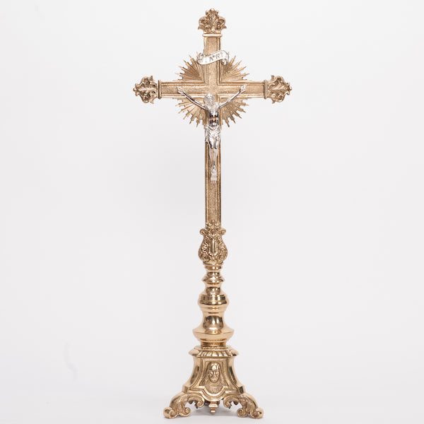 Classic Holy Family Altar Crucifix