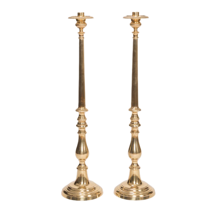 Traditional Solid Brass Altar Candlestick