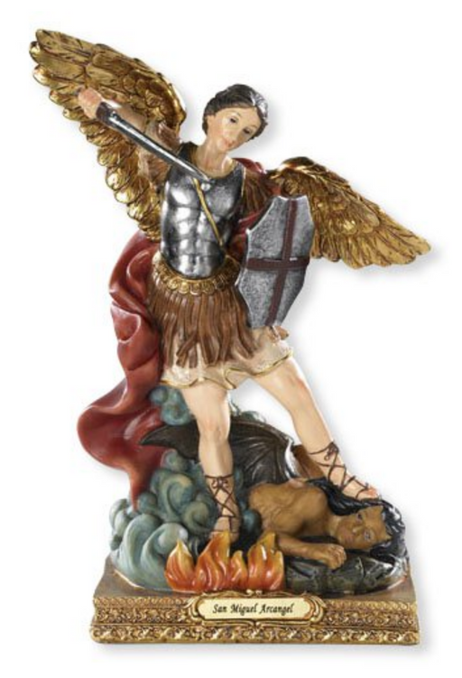 8" St. Michael Statue