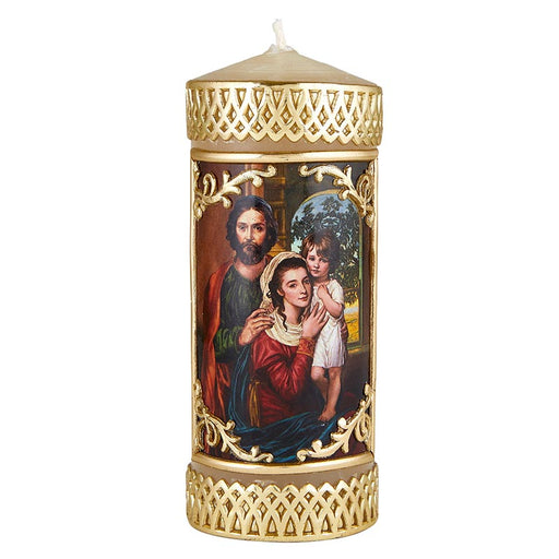 Holy Family Devotional Candle