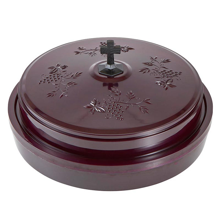 12" Dia Communion Tray Cover -  Plastic Communion Ware