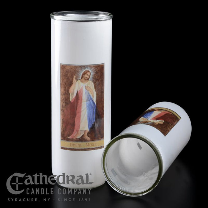 5, 6, 7-Day Sacred Image Candle Globes