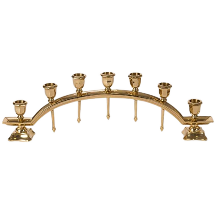 Double Footed Seven-Light Altar Candelabra