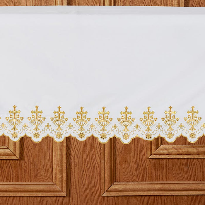 Embroidered Ornate Cross Altar Frontal