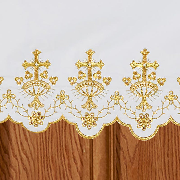 Embroidered Ornate Cross Altar Frontal