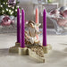 5" Nativity Angel Advent Two Piece Candleholder