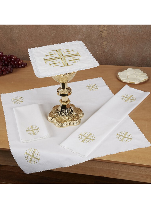 Jerusalem Cross Altar Linen Gift Set