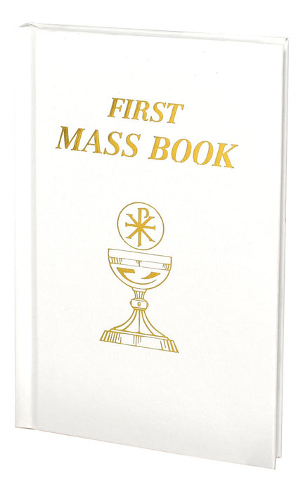 First Mass Book - White - Imitation Leather