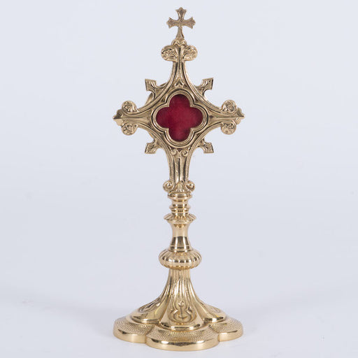 French Style Fleur De Lis Cross Reliquary Cross Reliquary