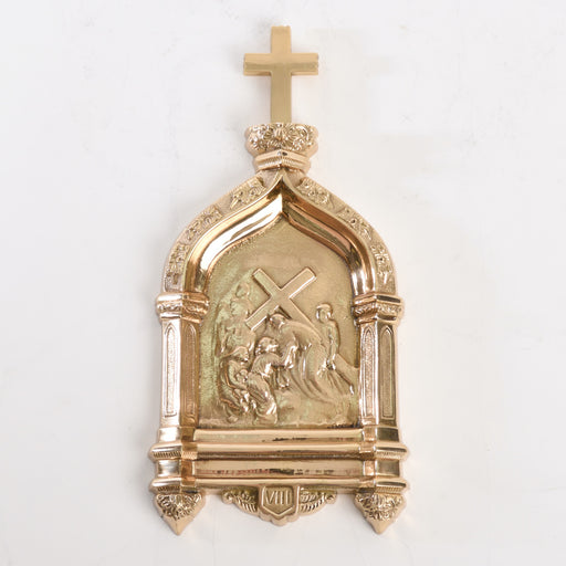 Full Solid Brass Stations of The Cross - Set of 14 Solid brass full set of 14- Stations of the Cross.