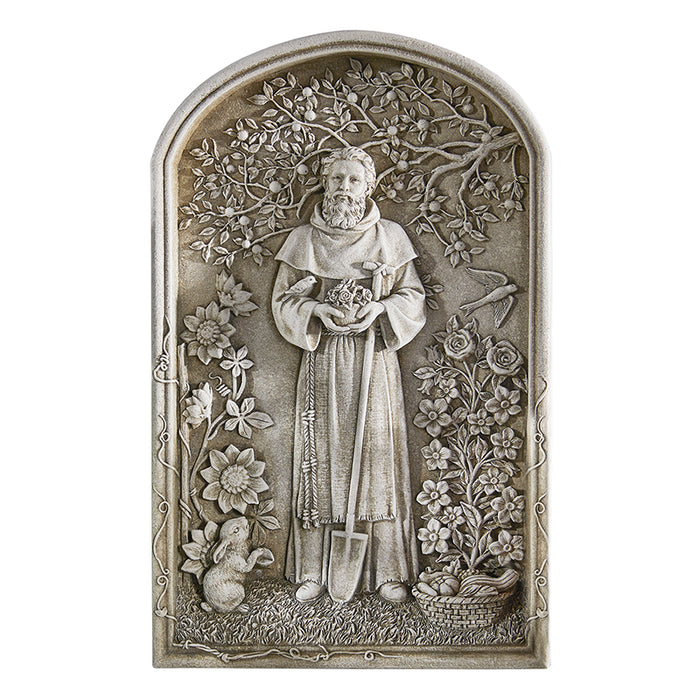 12" St. Fiacre Garden Plaque